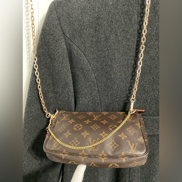LV✅POCHETTE ACCESORIES AUTHENTIC LOUIS VUITTON - Picture 11 of 11